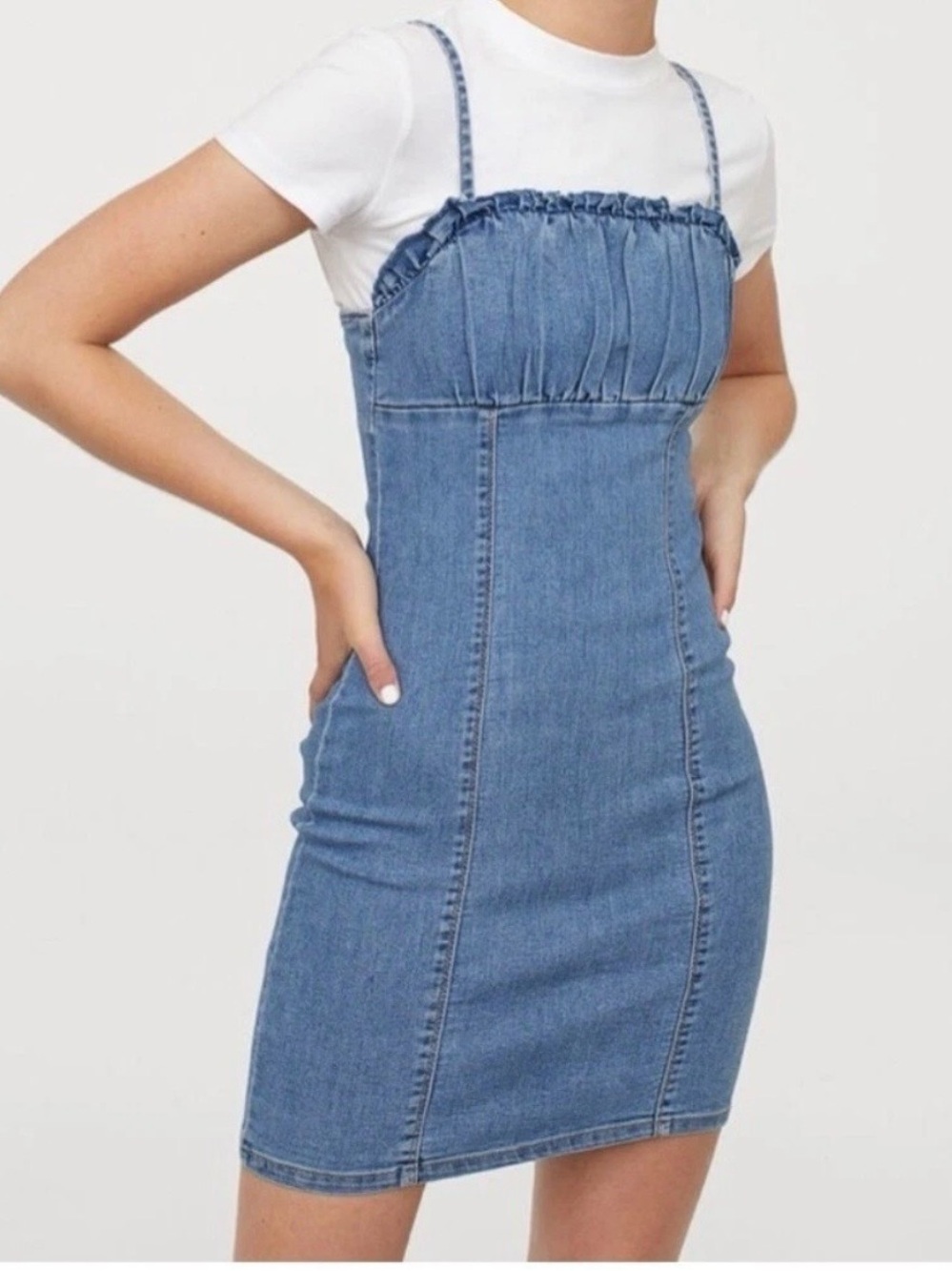 H&M Divided Denim Mini Dress